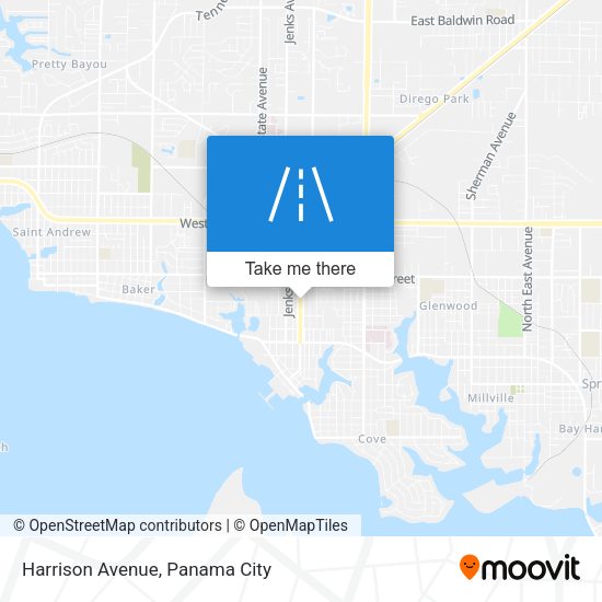 Mapa de Harrison Avenue