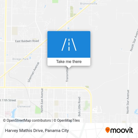 Harvey Mathis Drive map