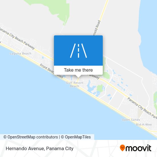 Mapa de Hernando Avenue