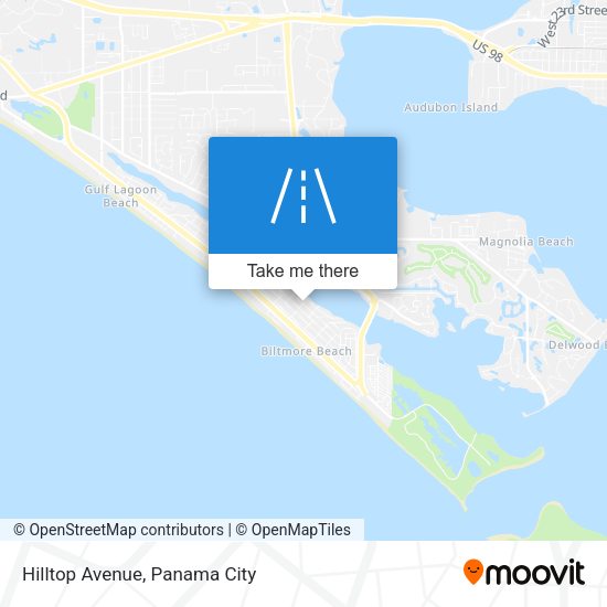 Hilltop Avenue map
