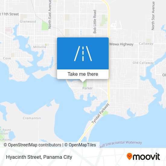 Mapa de Hyacinth Street