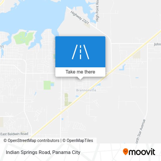 Indian Springs Road map