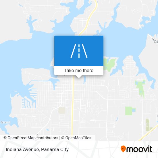 Indiana Avenue map