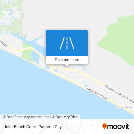 Mapa de Inlet Beach Court