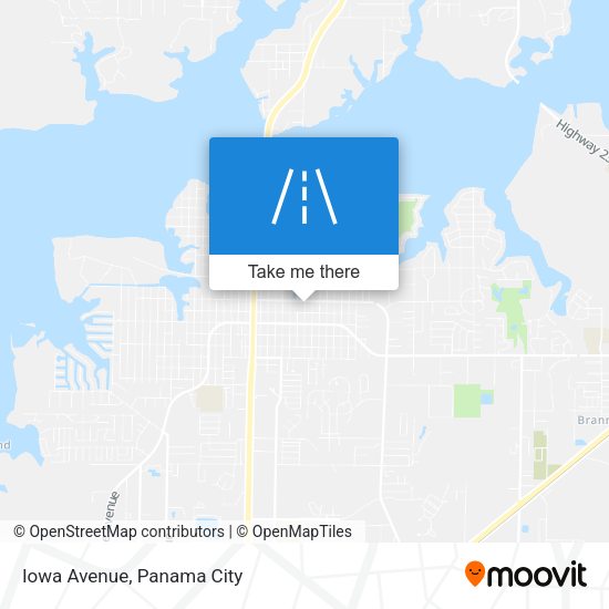 Mapa de Iowa Avenue