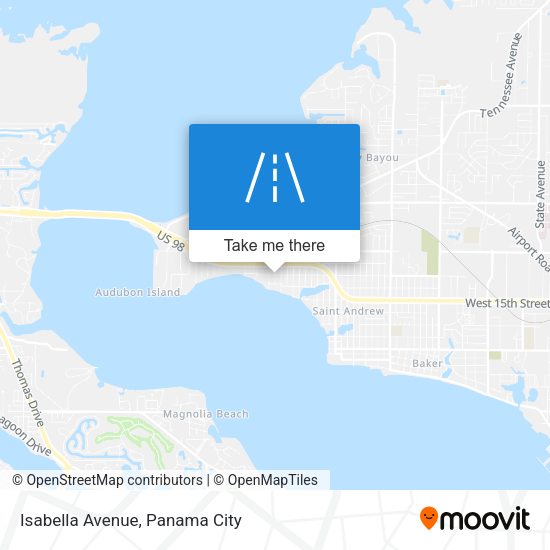 Isabella Avenue map