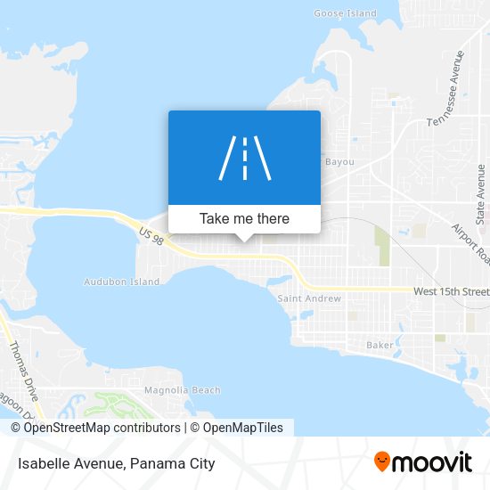 Mapa de Isabelle Avenue