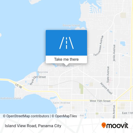 Island View Road map