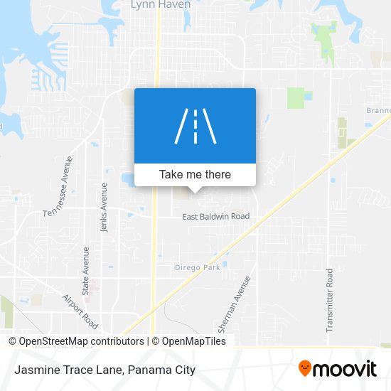 Mapa de Jasmine Trace Lane