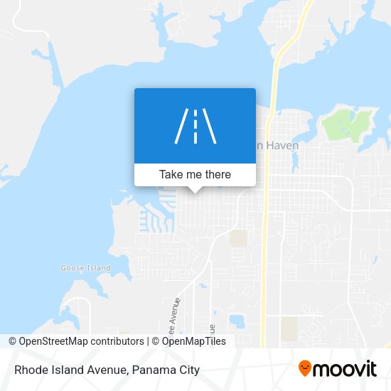 Rhode Island Avenue map