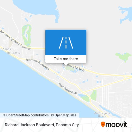 Richard Jackson Boulevard map