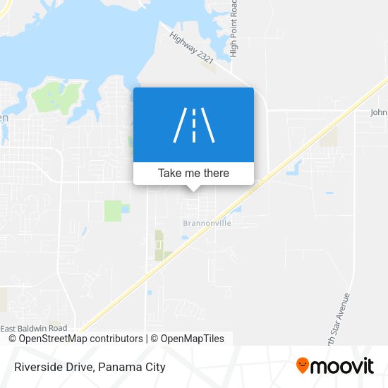 Riverside Drive map