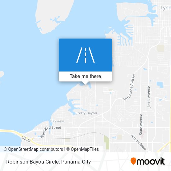 Robinson Bayou Circle map