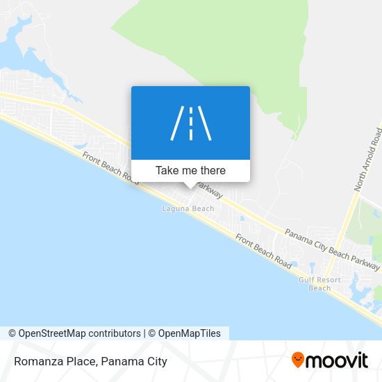 Mapa de Romanza Place
