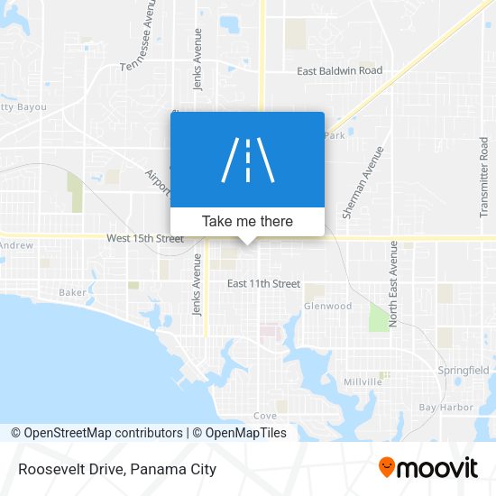 Roosevelt Drive map