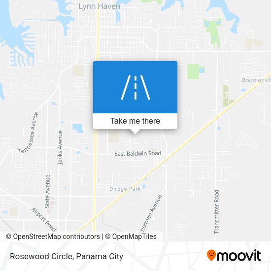 Rosewood Circle map