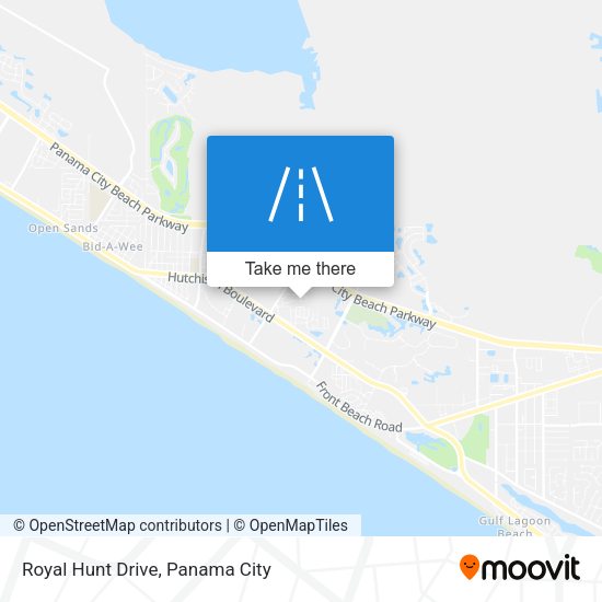 Royal Hunt Drive map