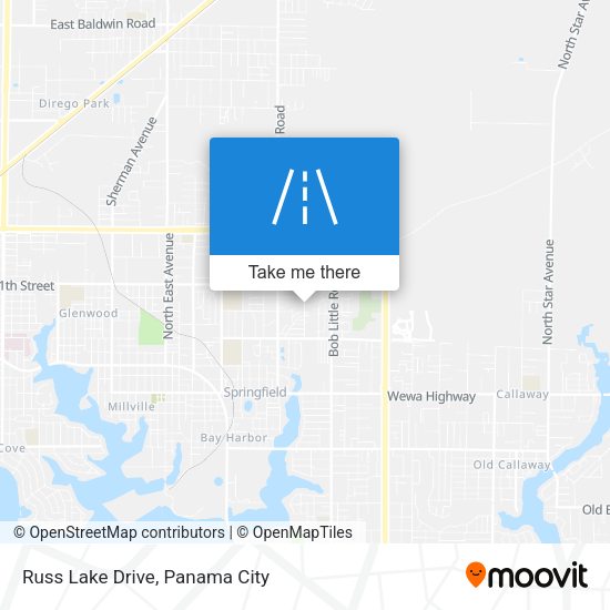 Mapa de Russ Lake Drive