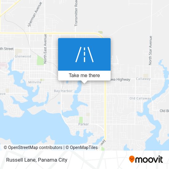 Mapa de Russell Lane