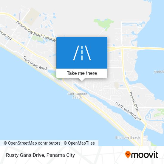 Mapa de Rusty Gans Drive