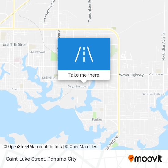 Mapa de Saint Luke Street