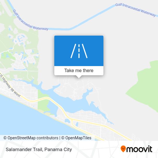 Salamander Trail map