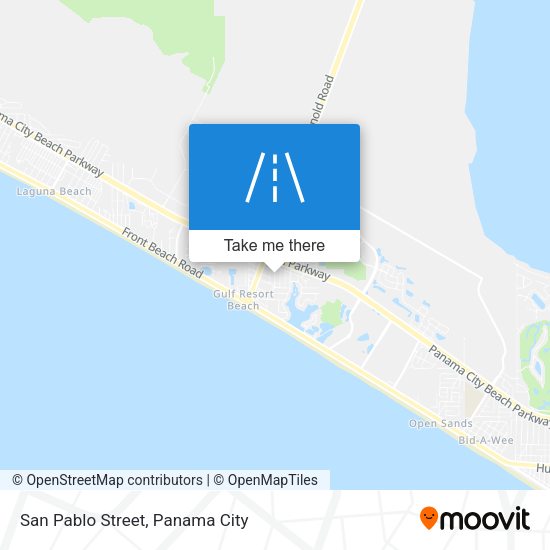 San Pablo Street map