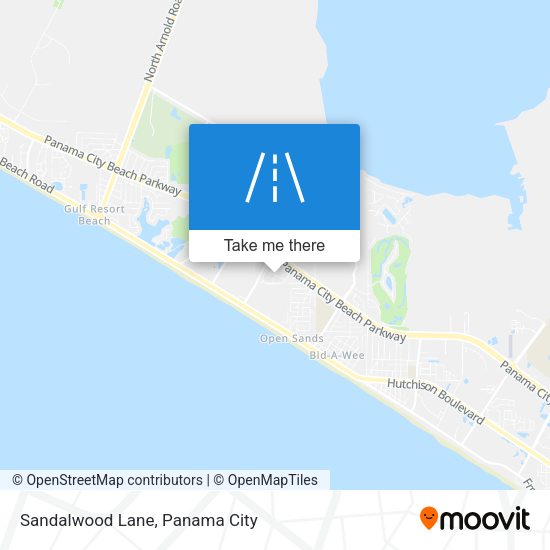 Sandalwood Lane map