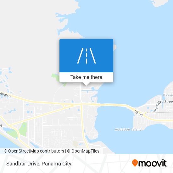Sandbar Drive map