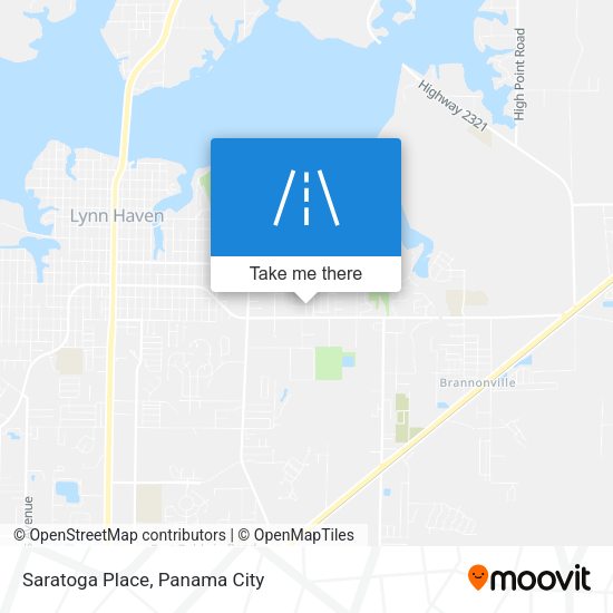 Mapa de Saratoga Place