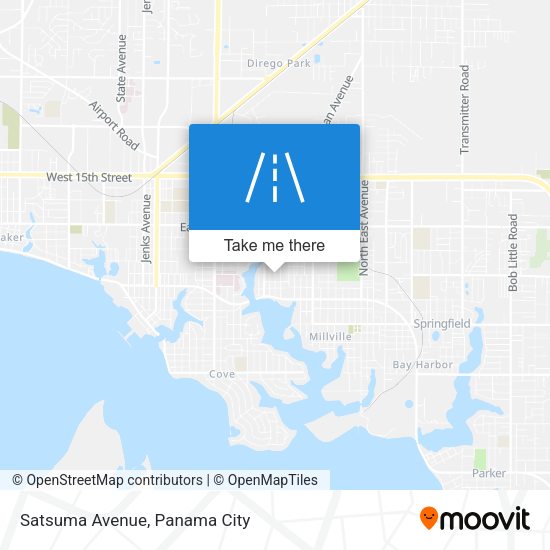 Mapa de Satsuma Avenue