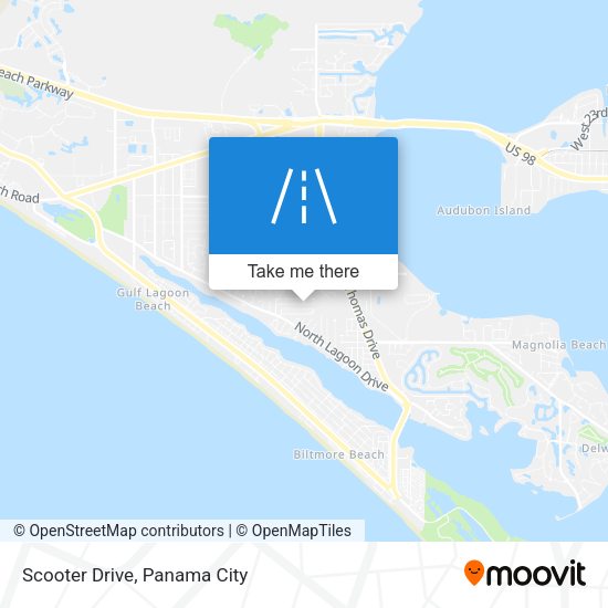 Scooter Drive map