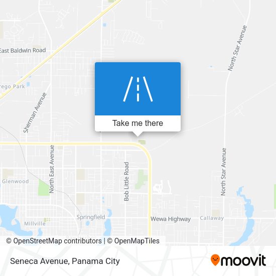 Mapa de Seneca Avenue