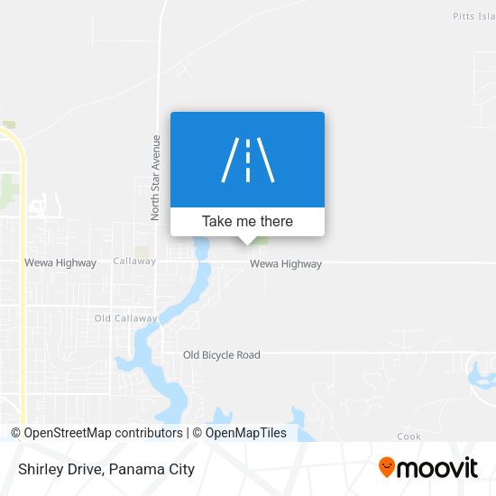 Shirley Drive map
