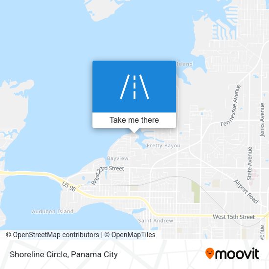 Mapa de Shoreline Circle