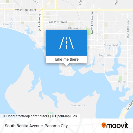 Mapa de South Bonita Avenue