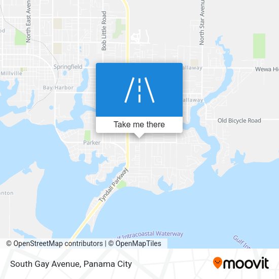 Mapa de South Gay Avenue
