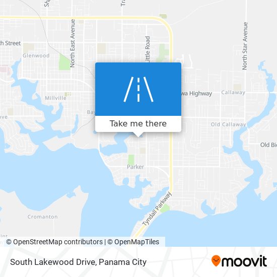 South Lakewood Drive map
