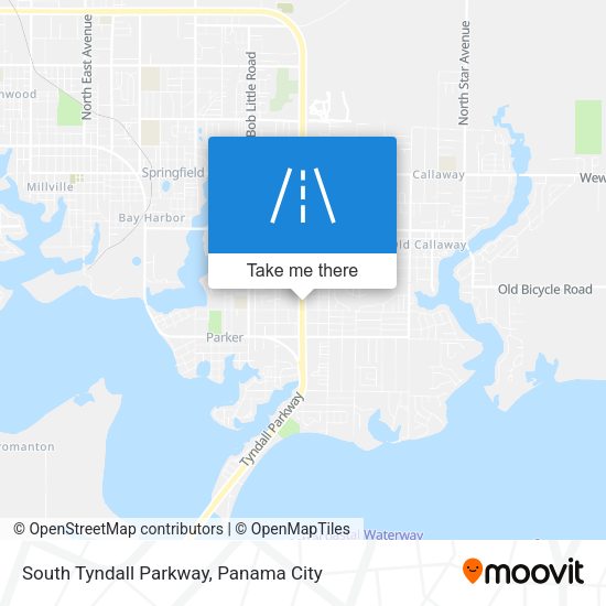 Mapa de South Tyndall Parkway