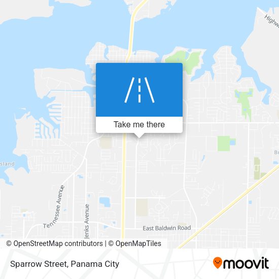 Mapa de Sparrow Street