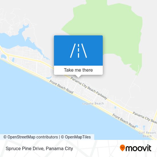 Spruce Pine Drive map