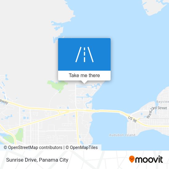 Sunrise Drive map