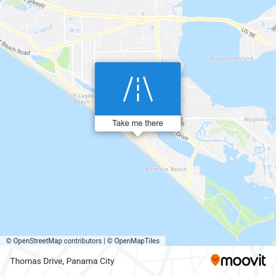 Mapa de Thomas Drive