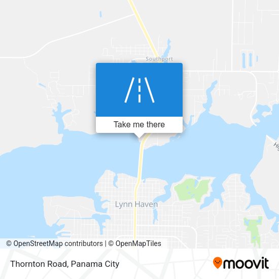 Mapa de Thornton Road