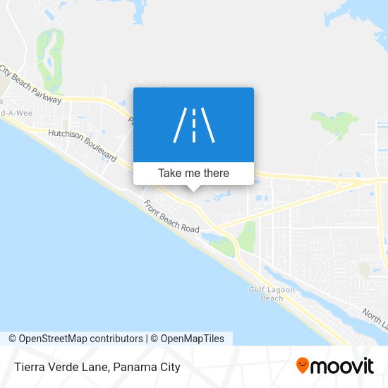 Tierra Verde Lane map