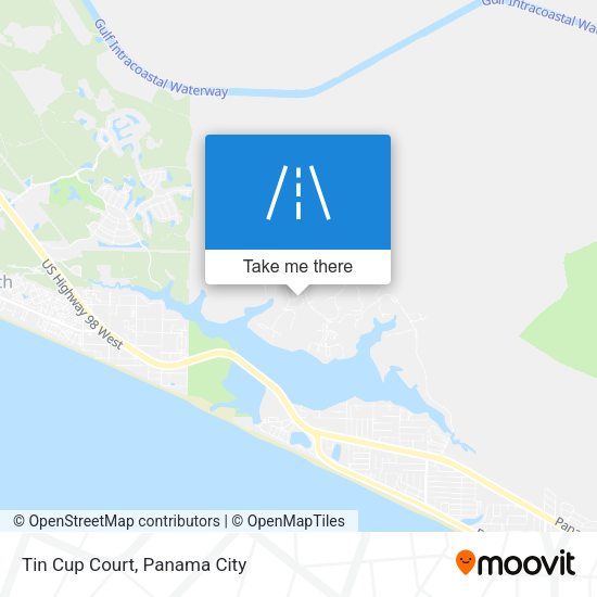 Mapa de Tin Cup Court