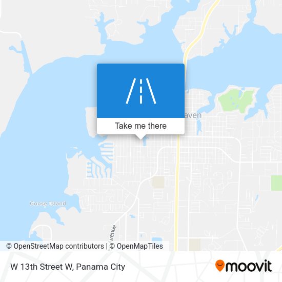 Mapa de W 13th Street W