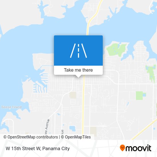 Mapa de W 15th Street W