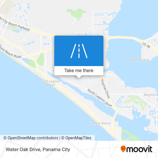 Water Oak Drive map