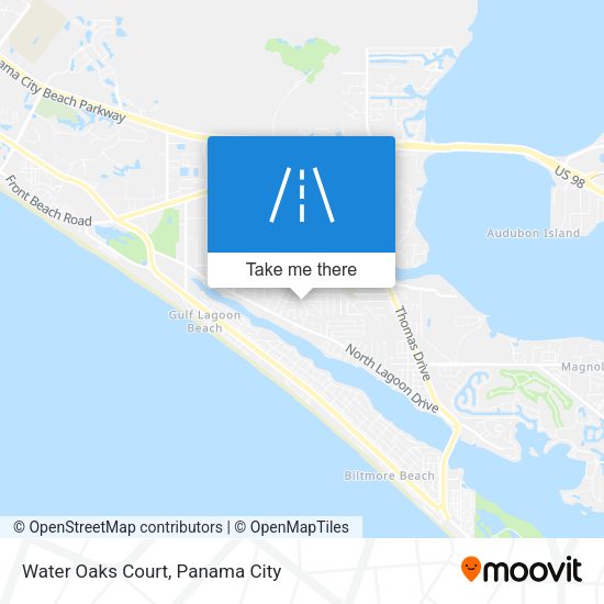 Mapa de Water Oaks Court